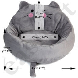 Actiaspet Cat Kitten Bed Pet Dog Puppy Soft Comfort Cushion Nest Sleeping Mat - thumbnail 4