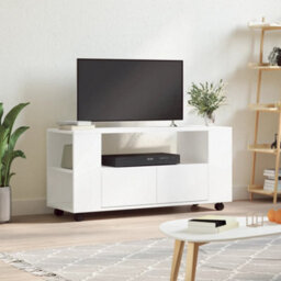 Berkfield Durable Tv Cabinet White 102X34.5X43 Cm Engineered Wood - thumbnail 2