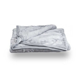 Mink Throw Soft Touch Blanket Fleece Faux Fur Silver 150X200Cm - thumbnail 1