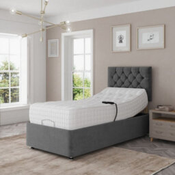 Madison Electric Adjustable Bed Set Fabric 3Ft Pocket Sprung Mattress
