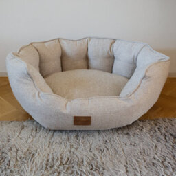 All Pond Solutions Allpetsolutions Alfie Premium Luxury Dog Bed Ivory Cream - S/m/xl - thumbnail 5