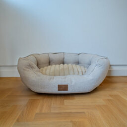 All Pond Solutions Allpetsolutions Alfie Premium Luxury Dog Bed Ivory Cream - S/m/xl - thumbnail 3