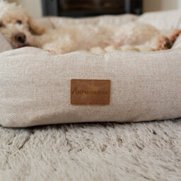 All Pond Solutions Allpetsolutions Alfie Premium Luxury Dog Bed Ivory Cream - S/m/xl - thumbnail 7
