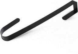Shatchi 38Cm Metal Wreath Hanger Black - Sleek And Modern Design - thumbnail 5
