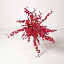 Homescapes Artificial Cerise Pink Handcrafted Blossom Tree With Silk Flowers, 5 Ft - thumbnail 2