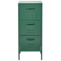 Beliani Storage Unit Wostok Metal Dark Green - thumbnail 7
