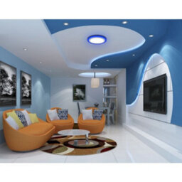 Long Life Lamps Company 18W Recessed Ceiling Led Round Ring Panel Blue - thumbnail 8