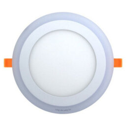Long Life Lamps Company 18W Recessed Ceiling Led Round Ring Panel Blue - thumbnail 3