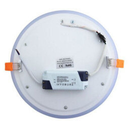 Long Life Lamps Company 18W Recessed Ceiling Led Round Ring Panel Blue - thumbnail 7