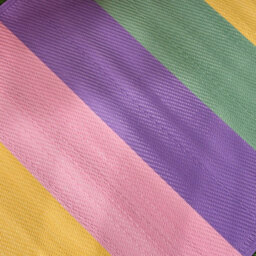 OHS Kids Outdoor Garden Rug Waterproof Area Rainbow Stripe Non Slip Floor Patio Mat - thumbnail 6