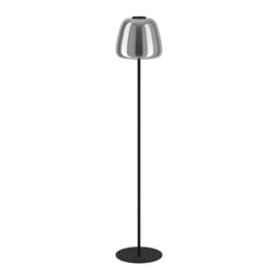 Eglo Alfero-Z Smart Control Vaporised Glass Black Floor Lamp - thumbnail 3