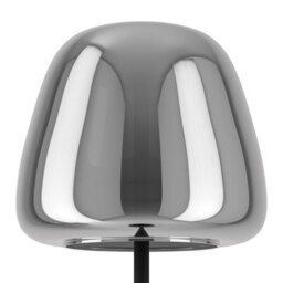 Eglo Alfero-Z Smart Control Vaporised Glass Black Floor Lamp - thumbnail 4