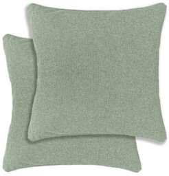 Enhanced Living Austin/dallas Textured Pair Of Green Cushion Covers - 43X43Cm - Cases Only - thumbnail 1