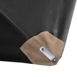 Styx 3M X 2M Deluxe Wooden Parasol In Black - thumbnail 5