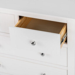 Statement Furniture Brooklyn White 2 Over 4 Chest Of Drawers - thumbnail 4