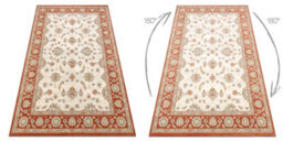 RugsX Wool Carpet Soho 477.15.la103 Osta Ornament, Frame Natural Beige Terracotta 200X300 Cm - thumbnail 3