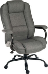 Teknik Goliath Duo Heavy Duty Executive Chair Grey Fabric Rated Up To 27 Stone