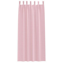 Berkfield Curtains With Curtains 2 Pcs Baby Pink 245 X 140 Cm Polyester - thumbnail 3