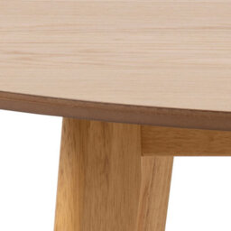 Furniture To Go Roxby Round Dining Table In Oak 105X76Cm Included 4 Roxby Dining Chairs In Oak - thumbnail 4