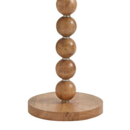 Pagazzi Lighting Pagazzi Kayleigh Wooden Floor Lamp With Tapered Shade - thumbnail 5