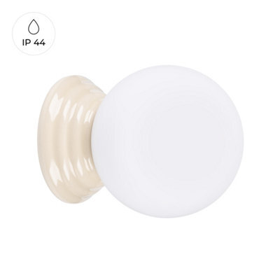 Luminosa Lighting Luminosa Zori Bathroom Wall Lamp Beige 1X G9Ip44 - image 1