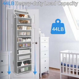 Over The Door Hanging Organiser Space Saving 5 Pockets Wardrobe Toys Storage New - thumbnail 3