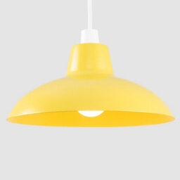 Valuelights Civic Metro Yellow Ceiling Shade And Bulb (D)28.8Cm - thumbnail 5
