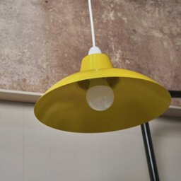 Valuelights Civic Metro Yellow Ceiling Shade And Bulb (D)28.8Cm - thumbnail 3