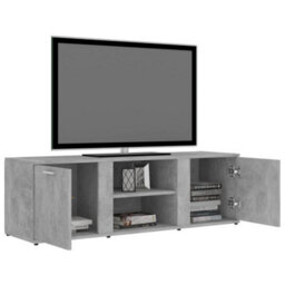 Vidaxl Tv Cabinet Concrete Grey 120X34X37 Cm Engineered Wood - thumbnail 5