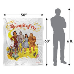 The Wizard Of Oz Painted Blanket Multicoloured (58In X 36In) - thumbnail 5