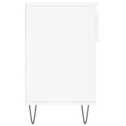Berkfield Shoe Cabinet High Gloss White 102X36X60 Cm Engineered Wood - thumbnail 7