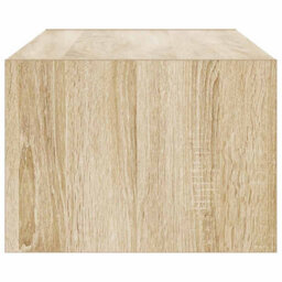 Berkfield Tv Cabinet With Led Lights Sonoma Oak 100X35.5X25 Cm - thumbnail 8