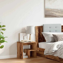 Berkfield Bedside Cabinet Old Wood 40X30X40 Cm Engineered Wood - thumbnail 3