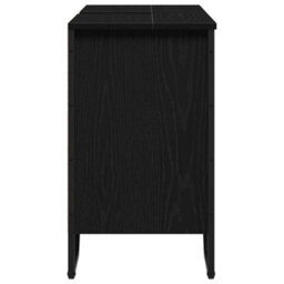 Berkfield Bathroom Sink Cabinet Black Oak 91X35X60 Cm Engineered Wood - thumbnail 6