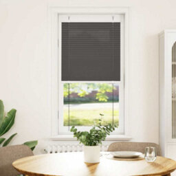 Berkfield Pleated Blind Black 60X100 Cm Fabric Width 59.4 Cm Polyester - thumbnail 2