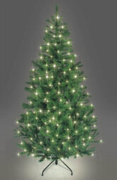 Shatchi 6Ft Prelit Green W/warm White Alaskan Pine Christmas Tree Warm White Leds - thumbnail 3