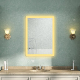 AVER-GROWTH Bathroom Mirror With Lights 3 Colour Led Demister Pad Anti-Fog Touch/wall Switch Dimmable Portrait/landscape 500X700mm - thumbnail 2