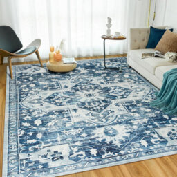 Ameha Tranquil Casmere Extra Large Rugs Nonslip Turkish Carpets 200 X 290 Cm Living Room Bedroom Rug - thumbnail 6