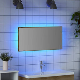 Walplus Bathroom Mirror Artisan Oak 80 X 8.5 X 37 Cm Engineered Wood - thumbnail 4