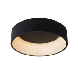 Lucide Talowe Led Modern Flush Ceiling Light 45.5Cm- Led Dim. - 1X30W 3000K - Black - thumbnail 2