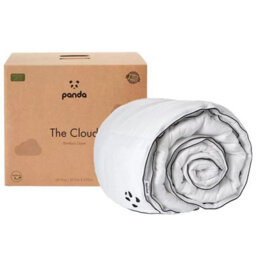 Xample Panda The Cloud Bamboo Duvet Single - 10.5 Tog All Seasons, Hypoallergenic, Anti-Bacterial, Vegan Friendly, Ultra-Soft Comfort