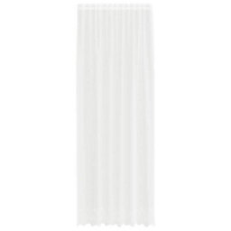 Berkfield Modern Curtains With Curtains Floral White Polyester