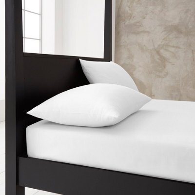 Gc Gaveno Cavailia Premium Super Soft Percale Fitted Sheet King White