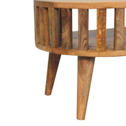 Wyld Haus Varenna Natural Mango Wood Slatted Coffee Table By - thumbnail 8