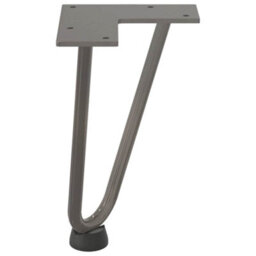 Berkfield Hairpin Legs For Coffee Table 4 Pcs Natural Steel 20 Cm Solid Steel - thumbnail 6