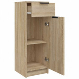 Walplus Bathroom Cabinet Sonoma Oak 32X33.5X90 Cm Engineered Wood - thumbnail 7