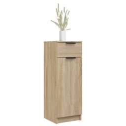 Walplus Bathroom Cabinet Sonoma Oak 32X33.5X90 Cm Engineered Wood - thumbnail 4