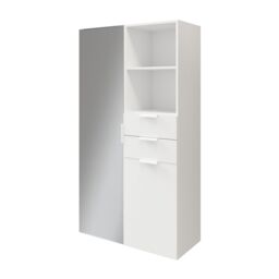 GoodHome Atomia Freestanding White Wardrobe, Clothing & Shoes Organiser - thumbnail 2