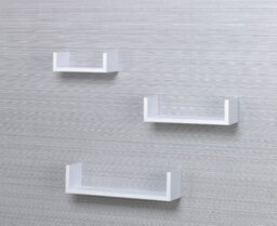 Spot On Dealz Harmony Shelf Set Of 3 Floating Wall Shelves Shelving Unit Storage Living Room Bedroom - thumbnail 4