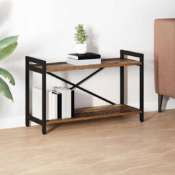 Berkfield Bookcase Old Wood 80 X 30 X 48.5 Cm Engineered Wood - thumbnail 1